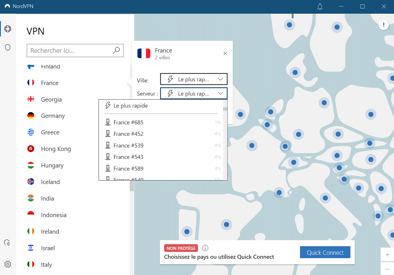 serveurs france nordvpn