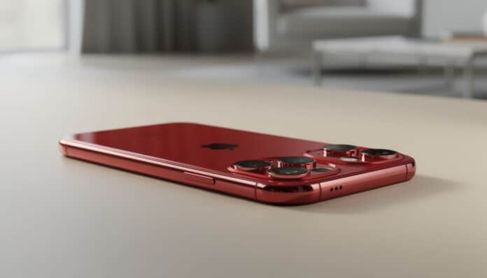 Découvrez l'iPhone 18 Pro en édition rouge foncé, une nouvelle couleur élégante qui remplace l'orange vif pour un style encore plus sophistiqué.