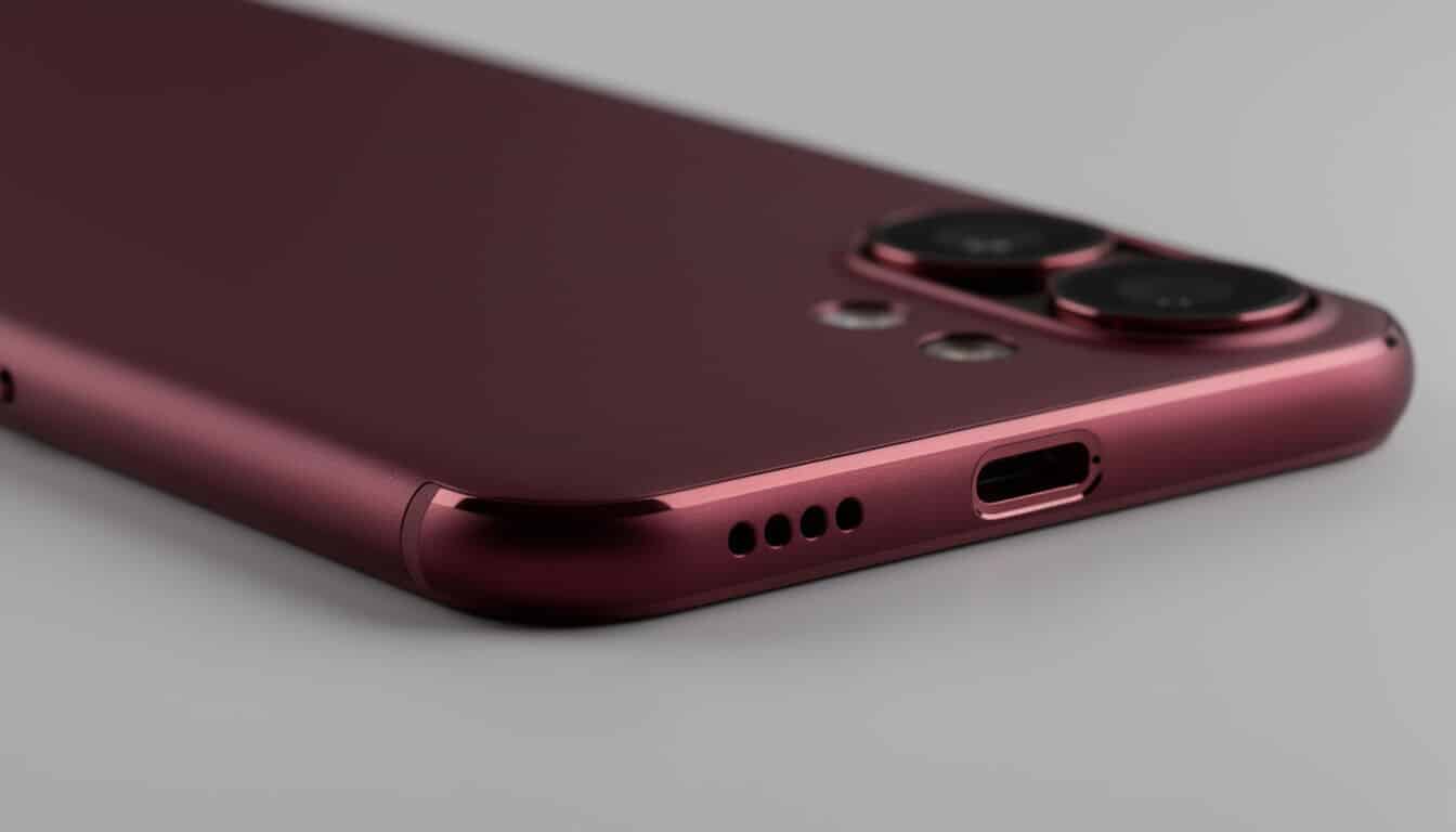 Découvrez l'iPhone 18 Pro en rouge foncé, la nouvelle couleur élégante qui remplace l'orange vif pour un design moderne et sophistiqué.