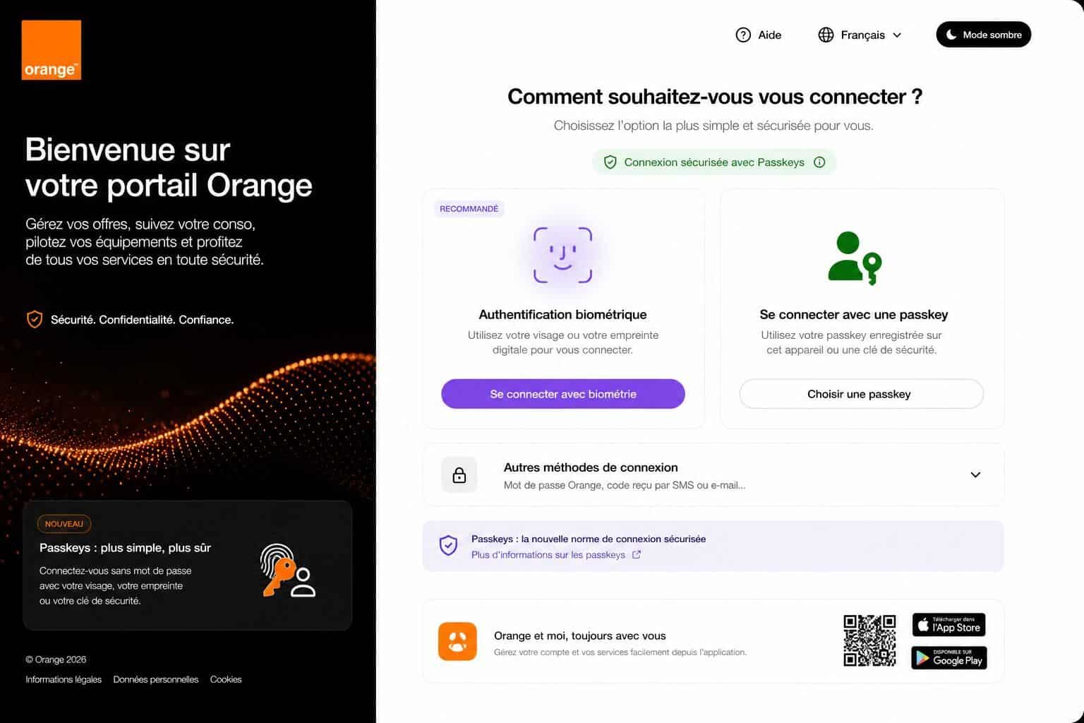 Découvrez le nouveau menu simplifié du Portail Orange pour une navigation plus intuitive et rapide. Accédez facilement à tous vos services préférés en un clic.