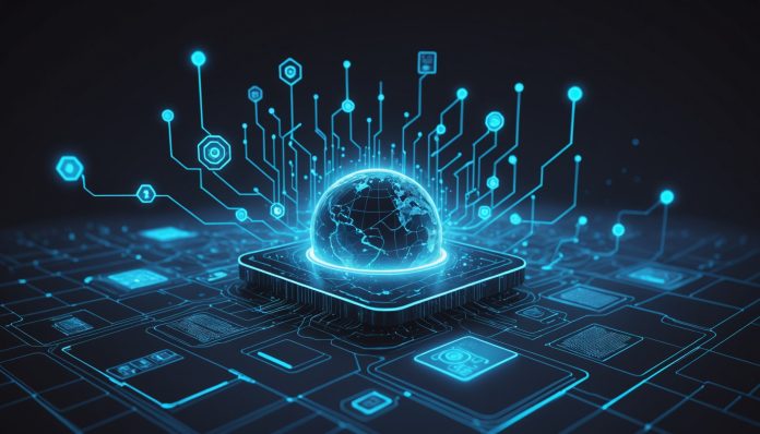 Illustration d'une page de résultats de recherche transformée par un résumé généré par intelligence artificielle
