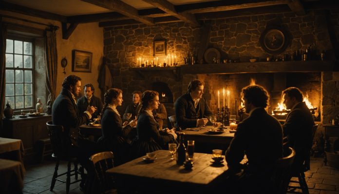 Illustration d'ambiance historique évoquant la série Outlander Blood of My Blood sur HBO Max