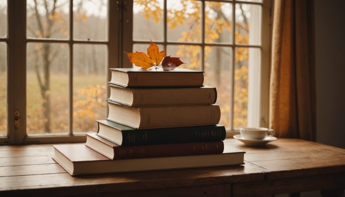 Piles de livres évoquant les prix littéraires de la rentrée